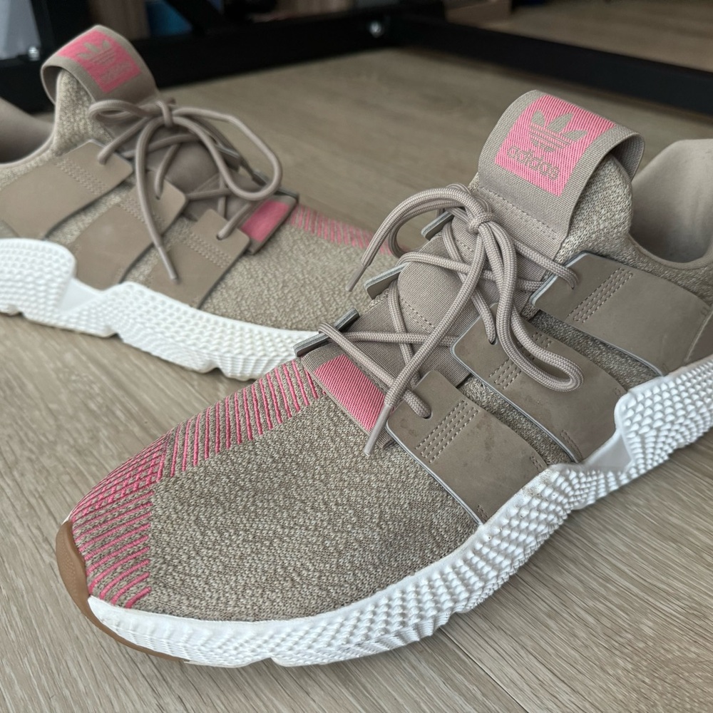 Adidas Originals Prophere Trace Khaki Beige Running Shoes CQ2128 Men's Size 14